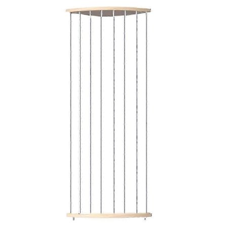 Hjørnebamse Zoo, Stor Opbevaring af Udstoppede Dyr, Vertikal Legetøjsopbevaringsorganisator - Til Holder af Plyslegetøj