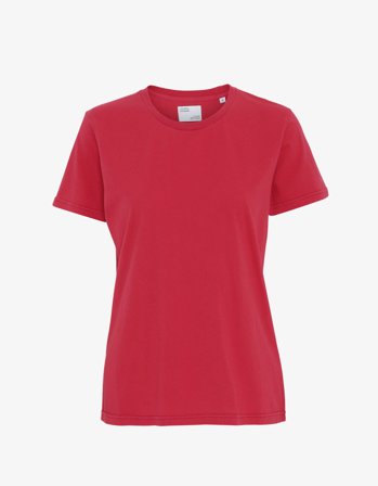 Women Light Organic Tee - Scarlet Red S