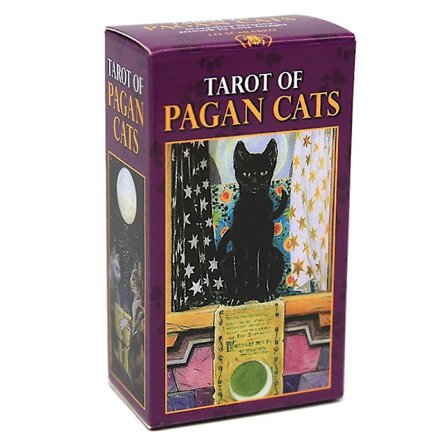 Tarotkortlek, Pagan Cats Tarotkortlek Divination Game Card, Familjefestgåva