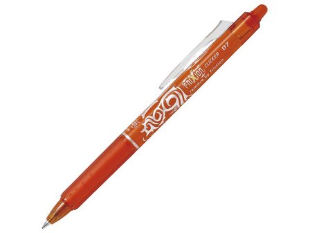 PILOT Gelpenna Frixion Clicker 0,7 orang - Lyreco - Kontorsmaterial - Pennor - Gelpennor raderbara