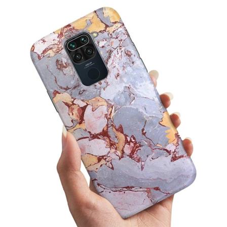 Xiaomi Redmi Note 9 - Cover/Mobilcover Marmor Multicolor