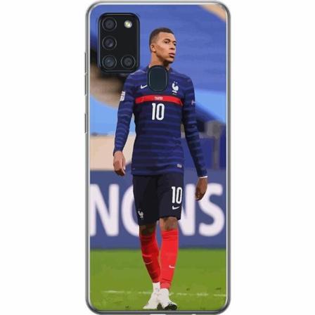 Samsung Galaxy A21s Genomskinligt Skal Kylian Mbappé