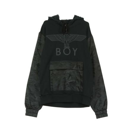 BOY London, Camo Hood hooded sweatshirt Zwart, Heren, Maat:L