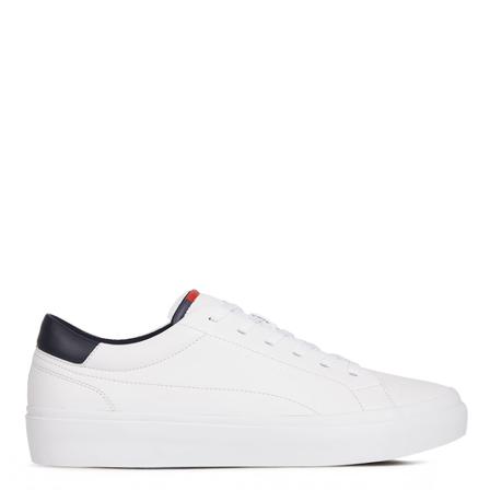 Tommy Hilfiger, Sneakers Wit, Heren, Maat:43 EU,leer