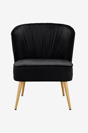 Loft24 - Loungestol Dahlia - Sort - Lænestole - Fra Homeroom