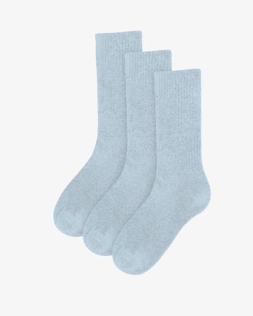 Organic Active Sock - Polar Blue (3-Pack) - Male