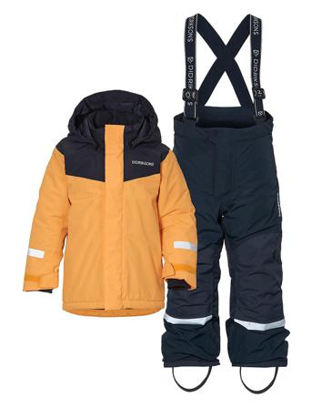 Skare Kids Set Outerwear Coveralls Snow/ski Coveralls & Sets Keltainen Didriksons