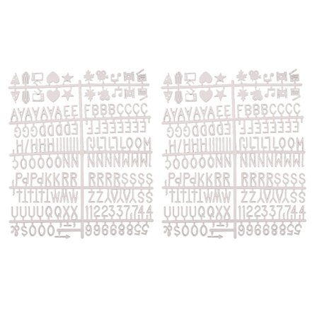 2 st Bokstäver för Filt Anslagstavla Meddelandetavla Engelska Bokstäver Heminredningstillbehör Kontorsinredning