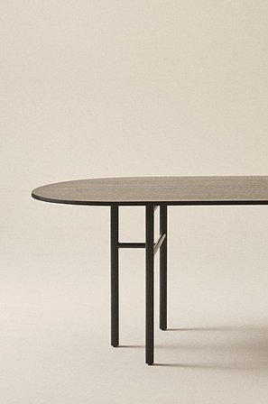 Jotex - Spisebord 95x210 Cm Black mdf/metal - VEJBY - Køb Spisebord hos Jotex