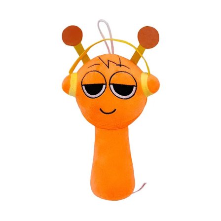 【PP】Xbi - Nyhed for 2025 Sprunki Plys Rytmeboks Plyslegetøj Dukke Tangerine head (20cm 60g)