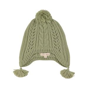 Kids - Louise Misha Isoline Cable Knit Hat Khaki 3-6 Years - Headwear - 3-6 years - Green