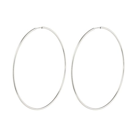 Pilgrim Øreringe Sanne XL Hoop Sølvbelagt, Tøj & Bolig, Smykker, Øreringe