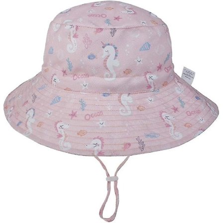 Barnhatt Säädettävä Aurinkohattu Hengittävä Rantahattu Pojille Tytöille_ll Hippocampus 2 Vuotta