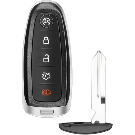 2025 Senaste Modell Nyckelbricka, Nyckellös Fjärrkontroll för 2011-2015 Ford Edge Explorer, 2013-2019 Flex Taurus Expedition Focus Maverick, Lin