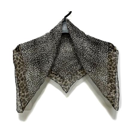 Saint Laurent Vintage, Scarves Zwart, Dames, Maat:ONE Size