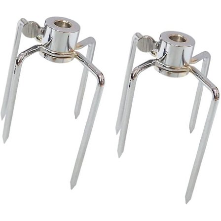 2st Grill Roterande Grill Grill Gaffel Tillbehör Mat Graderad Grill Gaffel 304 Rostfritt stål Grill Gaffel