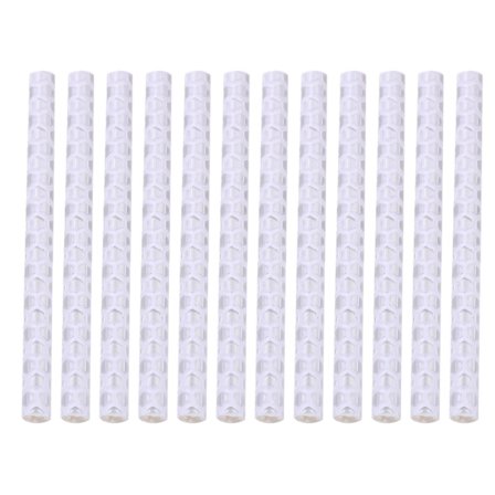 12 st Cykelhjul Ek Reflektor Strip Mountainbike Ek Reflekterande Omslag Rör Vit