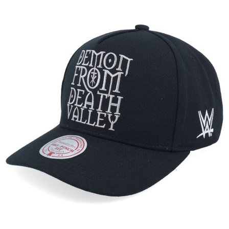 Mitchell & Ness - Svart adjustable Keps - Statement Pro Undertaker Black A-Frame Adjustable @ Hatstore