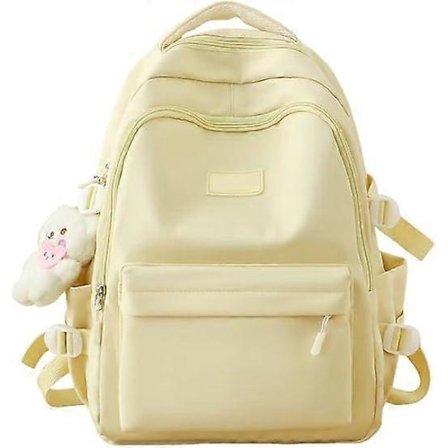 Sød Kawaii Rygsæk til Piger med Sødt Tilbehør, Vandtæt Skolerygsæk til Elementær Folkeskole