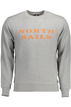 North Sails Felpa Senza Zip Uomo Grigio