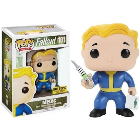 Figur - Funko Pop! - Nedfald - Vault Boy Medic - 10 cm - Eksklusivt
