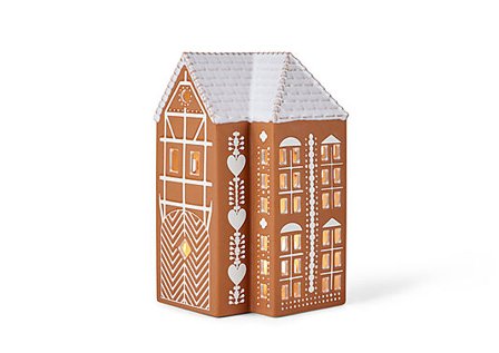 KÄHLER LYSHUS STOR BRUN GINGERBREAD