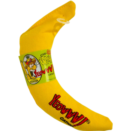 Yeowww! - Catnip katteleketøy Banana Banana 17,5 cm - Katt - Katteleker & viftepinner - Myke katteleker - ZOO.no