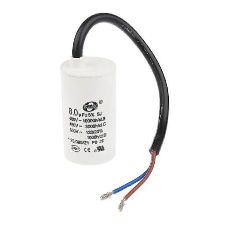 450v AC 8uf 50/60hz Polypropylen Film Motor Start Kondensator Cbb60_God kvalitet