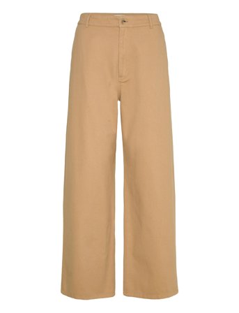 Filippa K Baggy Cotton Trousers - Beige - 36
