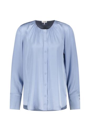 Blouse 1/1 Sleeve Tops Blouses Long-sleeved Blue Gerry Weber
