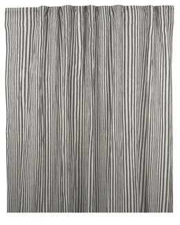 Multibåndslengde Karin med vevde striper 2-pk Svart