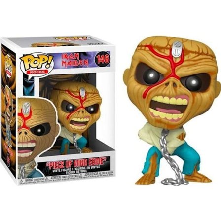 Figur - FUNKO - Piece of Mind Eddie - 10cm - Vinyl - Sort