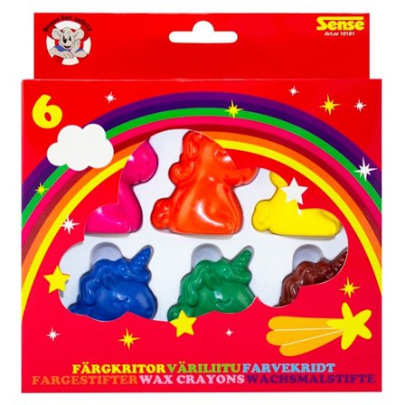 Sense Unicorn värikynät 6 kpl