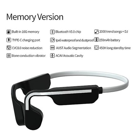 Bluetooth-headset Sport-headset Trådløse hovedtelefoner Ørekrog Øretelefon Bluetooth-hovedtelefon Knogleledning Headset Bluetooth-øretelefon Knogle Co