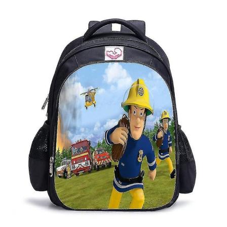 16 tums skolväskor för pojkar Flickor Tecknad brandman Sam skolväska Barn Baby Primary School Bookba