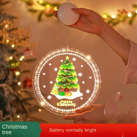 Snowman Hänglampa 3D Disc Hänglampa JULTRÄD