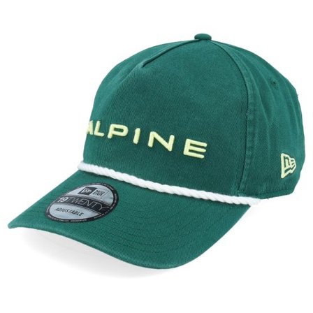 New Era - Motor Grön unconstructed Keps - Alpine F1 25 Heritage 19TWENTY Emerald Green Golfer @ Hatstore