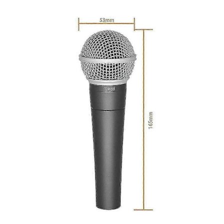 2024 Shure SM58s Vokalmikrofon med Av/På-bryter
