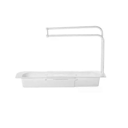 1/2 STK Kjøkkenvask Sil Svamp Såpeholder Teleskopisk Oppvaskstativ Hylle for Oppbevaring av Håndklær Justerbart Kjøkkenavløpsfilter