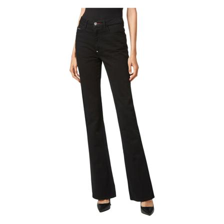 Philipp Plein, Donna Pant Wdt 1744 Zwart, Dames, Maat:W28
