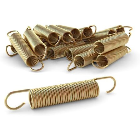 Sæt med 12 fjedre 115x18mm til små trampoliner | forstærket måtte