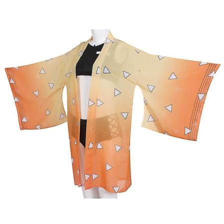 Demon Slayer Shinobu Kocho Cosplay Kostume Badedragt Kimetsu No Yaiba Kimono Agatsuma Zenitsu Bikini