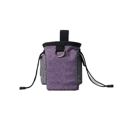 Violetti koiran koulutuslaukku, herkkupalat, herkkupussi, lemmikkieläinten koulutus P