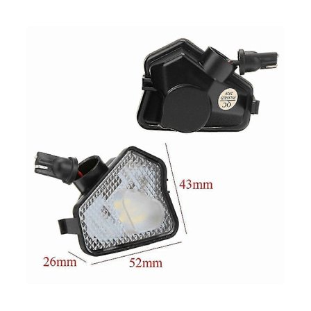 Bil Pöl Ljus Och Dynamisk Bakre Spegel LED Blinkers Ljus För W204 Cla C E S Klass W176 W212