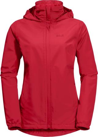 Jack Wolfskin Women's Stormy Point Jacket Women shell jackets Red L