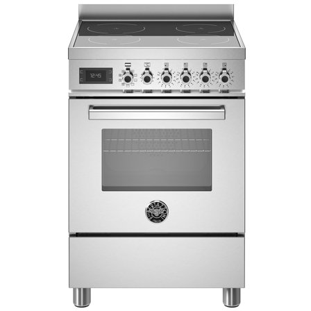 Bertazzoni PRO64I1EXT Professional induktionskomfur med ovn, 60 cm, rustfrit stål - Rustfri stål | KitchenOne