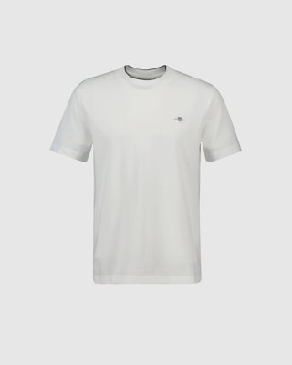 GANT - Piqué t-skjorte til herre eggshell