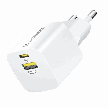 Wozinsky Väggladdare GaN USB-A/USB-C 33W - Vit