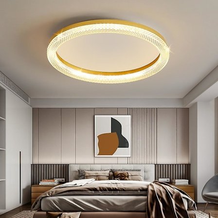 50 cm:n pyöreä kattovalaisin LED, pohjoismainen moderni, 220-240v