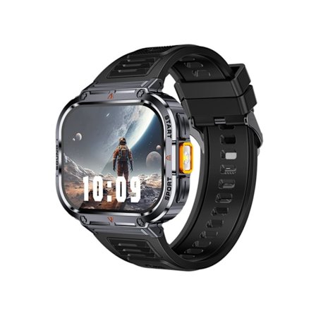 Smartklocka med Bluetooth-samtal, ficklampa, pulsmätning, syremättnad och blodtrycksmätning samt lägen